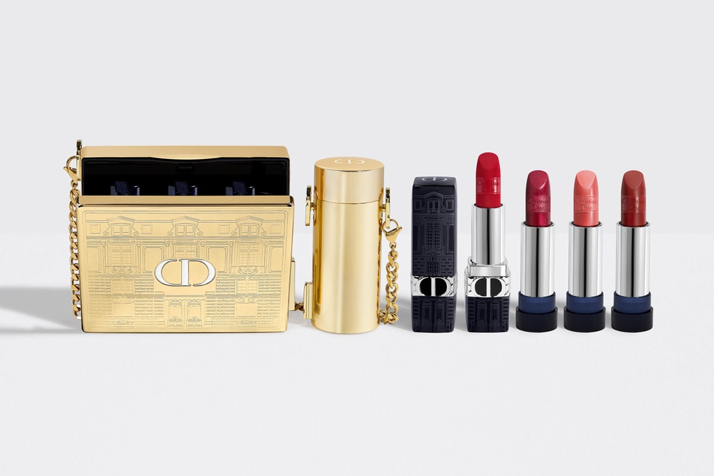 DIOR Rouge Dior Minaudiere GIFT SET Case Lipstick 4x35g #9 DIOR Rouge Dior Minaudiere GIFT SET Case Lipstick 4x35g